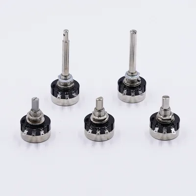 24mm Carbon Film Potentiometer RV24YN 50-5M 10%/5% Tolerance 315VDC Max Input Voltage Long Life for Machine Building