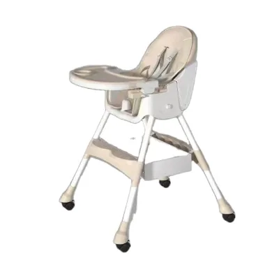 Factory Price Baby Dining Table and Chair Modern 4 in 1 Infant High Chair