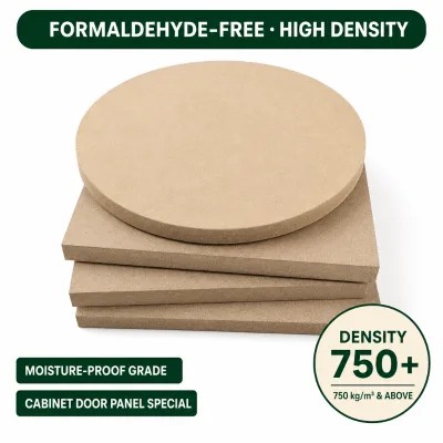 Factory Direct Sales Raw Mdf Board Melamine Mdf 3mm-25mm Finished Surface CARB Certified for Furniture Closet Bookcase Material