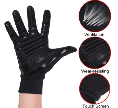 Custom Designed Racing Running Sport Gloves Breathable Waterproof with Touchscreen Texting Capability