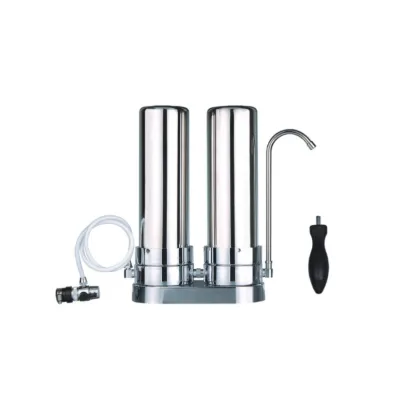 Two-Stage 304 Stainless Steel Household Water Filter Removes Bacteria