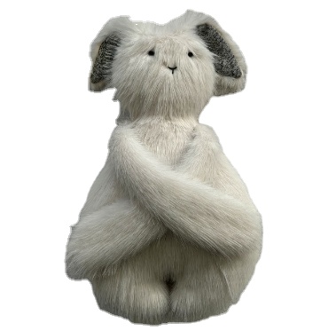 Neonatal Photography Props Rabbit Plush Toys Full Moon 100 Day Baby Auxiliary Props