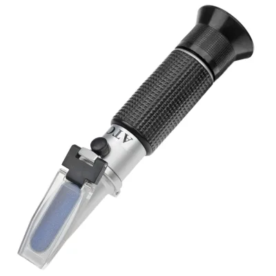 Handheld Sugar Refractometer Brix 0-32% with ATC 0.01 Ri Accuracy 1 Year Warranty