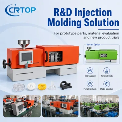 Crtop R&D Benchtop Injection Molding Machine for Material Screening, Prototype Samples and Engineering Trials