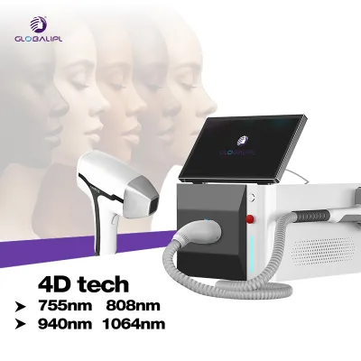 Professional Portable 808nm/755nm Diode Laser System  8-10 Min Full Body Treatment 24H Continuous Work Free After-sales CE