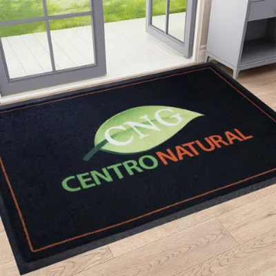Custom Nylon/NBR Rubber Logo Mat: High-Traffic, All-Weather, Non-Slip, Heavy-Duty Floor Mat for Commercial & Industrial Businesses