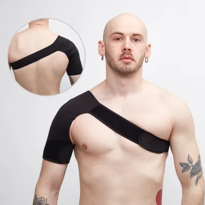 Adjustable Breathable Right Shoulder Brace Support Immobilizer for Rotator Cuff Injury Post-surgery Recovery