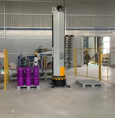 Automatic Palletizing Robot Single Column Palletizer for Bottles/Cartons Packs