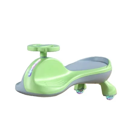 Custom-designed Two-color Children's Twister, Universal Wheel Toy Swing Scooter with Music Silence for Adults 1-3 Years Old