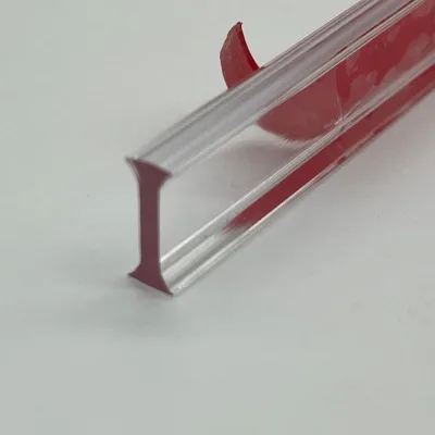 Popular Traditional Transparent Plastic Door Seal I Type H Type Adhesive Tape Easy Installation Apartment Bathroom Hotel Office