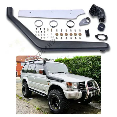 Air Intake Hose Pipe Exterior Body Kit Auto Pipe Car Snorkel Kits for Mitsubishi Pajero Gen 2 V31-32 01/1990-07/1997 SS25HF