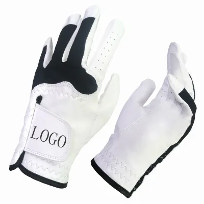 Leather Design Left Hand Glove for Right Handed Golfers With No-slip-grip Durable Fit Made With Breathable Mesh Material