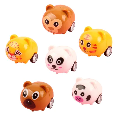 Top Selling Vehicles Animal Food Style Pull Back Car Cartoon Custom Car Toy