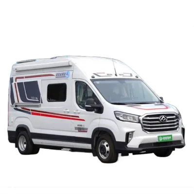 Manual Transmission Diesel New Euro 5 MAXUS SAIC V90 Motorhome RV 4-6 Person Fiberglass Shell Outdoor Camper 4x2 LHD 12-Month