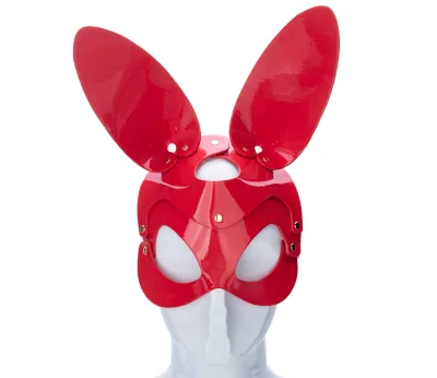 BDSM Fetish Costumes Bondage Hood Leather Sex Headgear Accessories Erotic Sex Women EyeMask