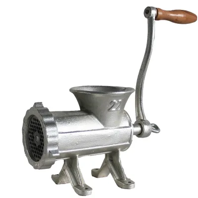 New 12# Manual Meat Grinder Cast Iron Tin Plated Foot Style Durable Restaurant Use Factory Directly Wholesale