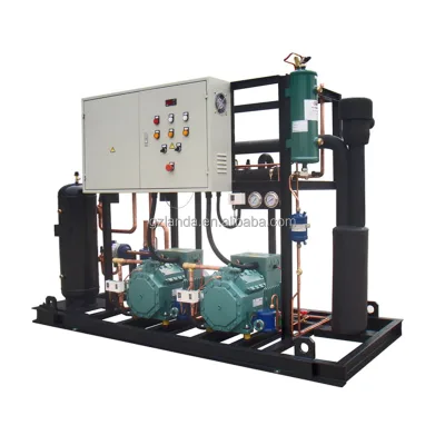 LDC110SLVBSE2 Medium Low Temp Dual Compressor Parallel Refrigeration Rack Energy Saving for Cold Room
