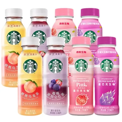 Hot Selling Sugar-Free Coffee Juicy Tea Drinks with Fruity Flavor Various Options in Bottles