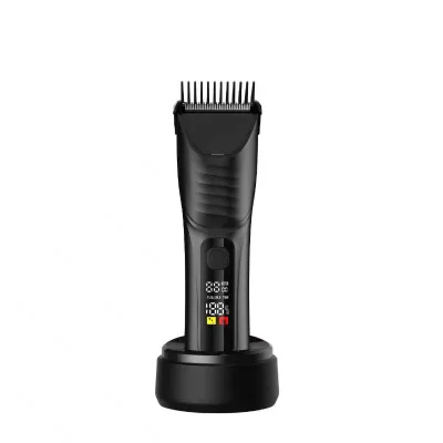 GOODSKY Rechargeable IPX6 Waterproof Ceramic Blades LED Display Lithium Battery 600mAh 80-Minute Runtime German Support 6,500