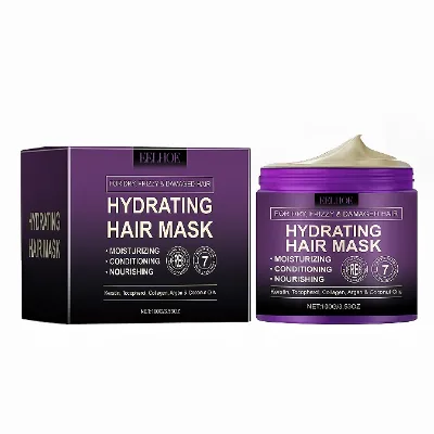 OEM/ODM Customized Nourishing Moisturizing Care Hydrating Hair Soft and Fluffy Soft Essence Collagen Hair Mask