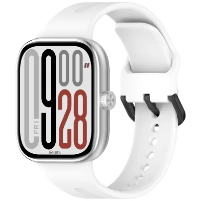 Best-Selling Premium 26mm Wide Soft Silicone Watch Strap Breathable Fashion Accessory for Redmi Watch5