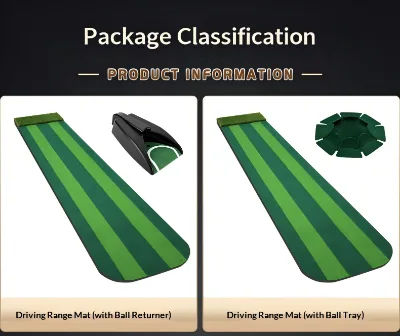 Realistic Golf Fairway Practice Mat High Simulation Four Color Turf Putting Green Non Slip EVA Base for Home Office or Travel