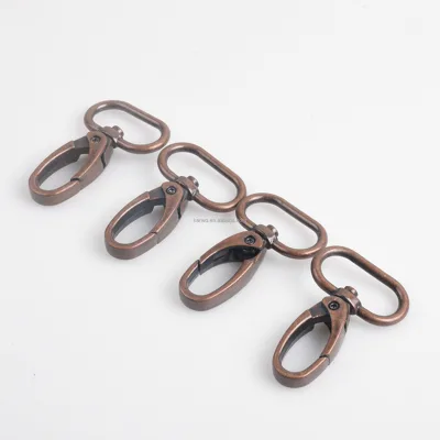 Red Bronze 25mm Lobster Clasp Key Chain Hook Pet Collar Hook