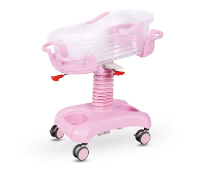 Hospital Simple Kid Bed Gas Pump Hydraulic Control Plastic Baby Crib Automatic Swing Baby Crib Antique Baby Cribs