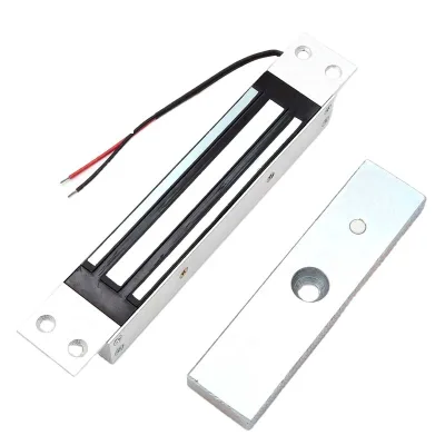 Electromagnetic lock 180KG 350lbs polished access control embedded installation magnetic lock suitable for wooden and metal door