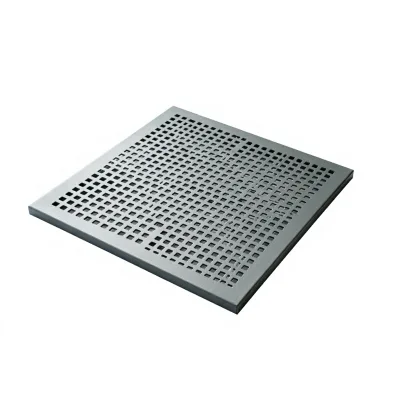 Round Square Hexagonal Holes Powder Coated Matte Perforated Panel Decorative Perforated Aluminum Sheet with Cutting Service