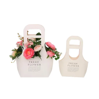 Creative Florist Flower Tote Packaging Bag Bouquet Flower Arrangement Foldable Gift Paper Bag