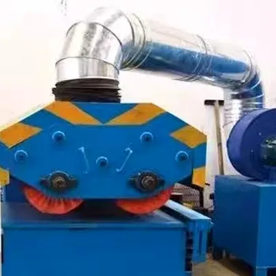Industrial Aluminum Profile Polishing and Buffing Machine with Twin 30 kW Motors and Reciprocating Worktable