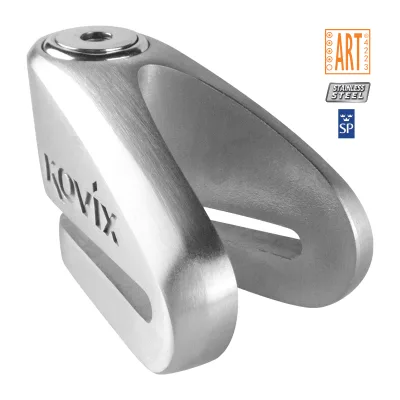 Kovix Keyless Motorcycle Disc Brake Lock Multi-Color Stainless Steel Rust Preventing Disc Lock