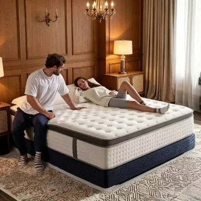 Vacuum Roll Packed Eco-friendly Spring Mattress Independent Pocket Spring 25 Thickness Bedroom Use for Ecommerce Wholesale