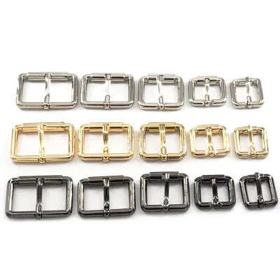 High-Grade Japanese Style Metal Wire Pull Core Pin Belt Buckle Adjustable Bag Hardware for Luggage Handbags and Accessories