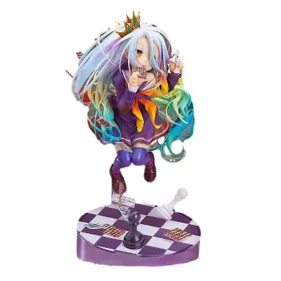 NEW OEM Customized PVC Resin Toys HIGH Quality Action & Toy Squatting Sexy Girl No Game No Life Anime Figures Shiro