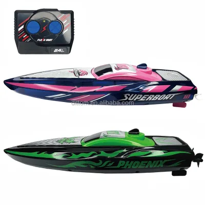 2.4G Rc Luminous Ship High Speed Waterproof Boat 8KM/h Touch Control Mini Rc Boat Toys