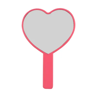 Makeup Mirror With Handle Customized Heart logo Bad Rabbit Hand Mirror Beauty Girl Bad Bunny Mirror