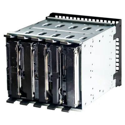 Hot Sales Mid Tower Mini-ITX 5*3.5 Inch Hard Drive Expansion Chassis Cages for 3*5.25 Inch Space
