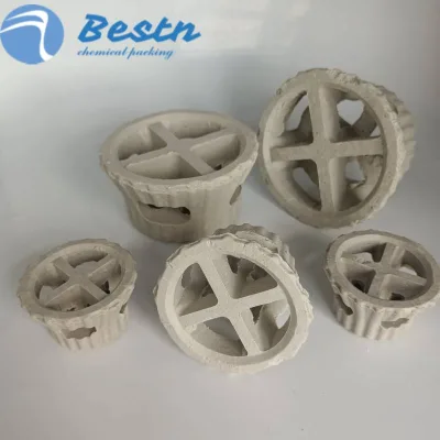 Industrial Ceramic Mini Ring 25mm 50mm 76mm Tower Packing Cascade for Tower Packing