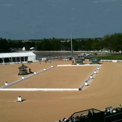 Fentecg Dressage Arena White Letters 20x60 Meter PVC & HDPE/Polyester Classic