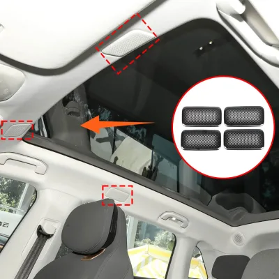 Stainless Steel Roof Speaker Cover for Chery Exeed Sterra ET 2024 Interior Car Decorative Accessories