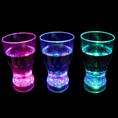 Zhizunlin Graduation Christmas Easter Party 7-color Flashing Eco-friendly 350ml LED Cola Drinking Glasses Beer Cup