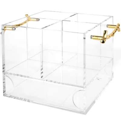 Factory Household Acrylic Cutlery Rack Modern Jewish Storage Box Tableware Polish Finish Sticker Customized Fork Holder