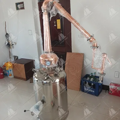 Popular Design 100 L Home Alcohol Distiller Electrical Heating Stainless Steel Boiler