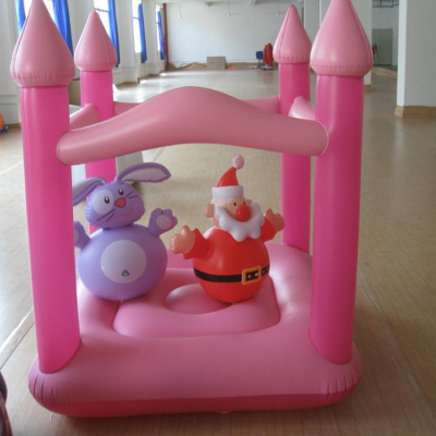 Factory Custom pink Theme Fun Cute Princess Style Small Children Play Bouncy Castle
