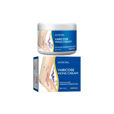 Long Lasting Tired Leg Skin Care Aloe Vera Extract Shea Butter Softening Nourishing JAYSUING Varicose Vein Repair Cream