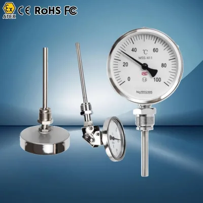 Dial Thermometer Hvac Temperature Probe Pulp Thermometers Dial Oven Safe Thermometer a Bimetallic Thermometer  Pt100 Rtd
