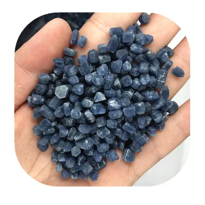 New Arrivals Rare Minerals Specimen Natural Quartz Crystal Blue Sapphire Corundum Rough Raw Gemstone for Sale