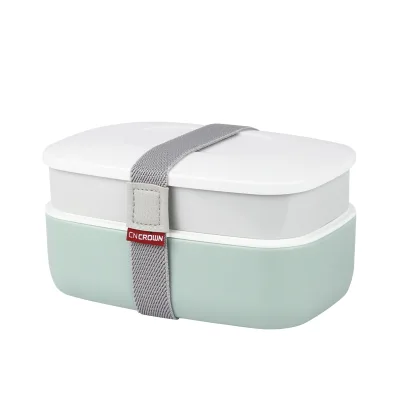 Eco Friendly Bento Box Stackable Food Storage With Built-in Cutlery Lunch Box for Kids